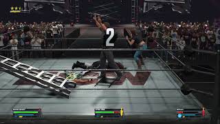 WWE 2K24: Triple Threat, Last Man Standing match?