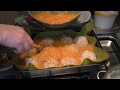 Мясные тефтели с рисом под овощной заливкой