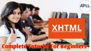 XHTML Tutorial  For Beginners in Hindi 2021॥ IT Smart Plus Complete Course in Hindi ॥ APLL PVT. LTD.