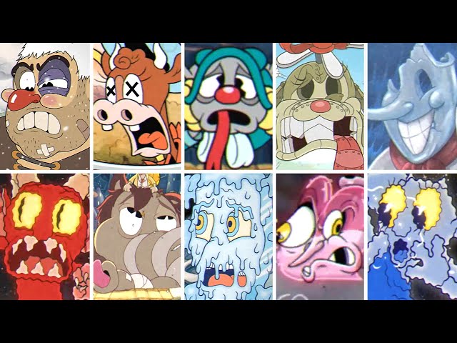 Cuphead & DLC - All Boss Transformations 