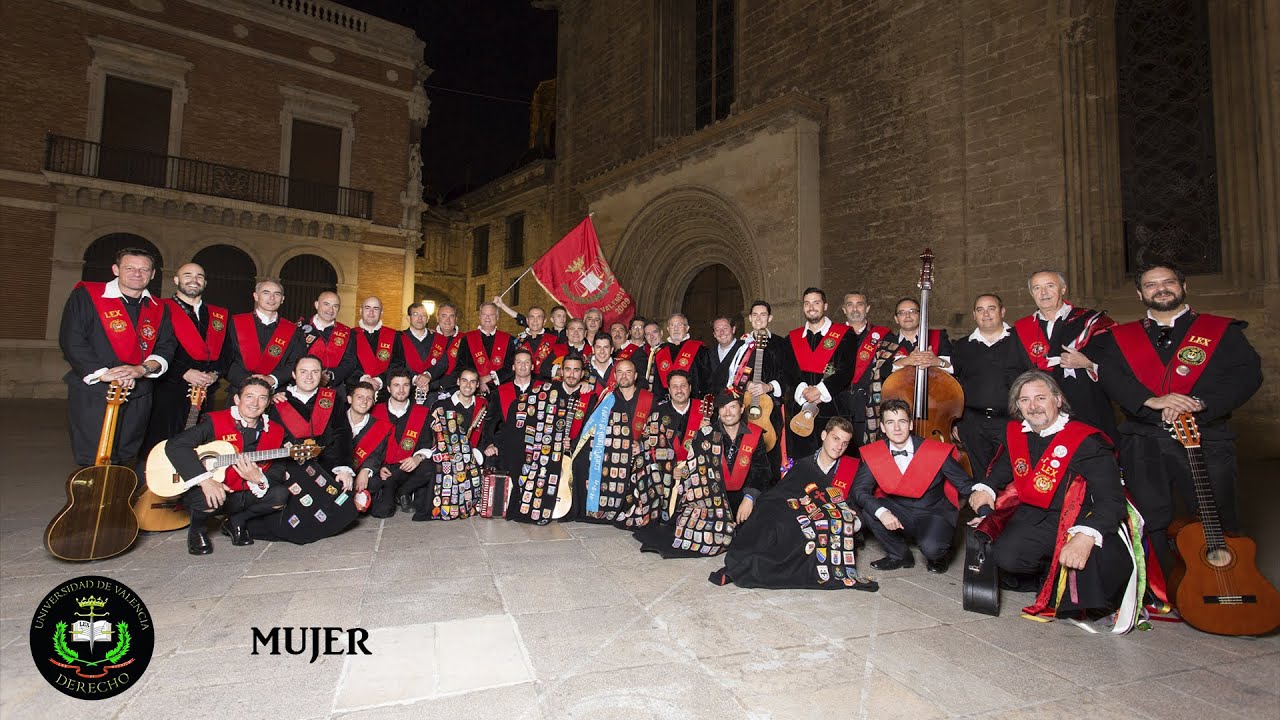 Mujer - M. G. Tuna de Derecho de Valencia. 1982, Gente Joven