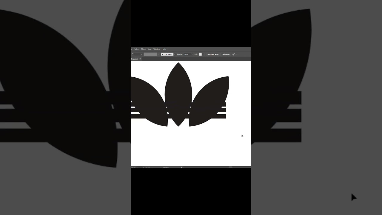 Adidas logo #adidaslogo #illustrator #design #logo #visualdesign