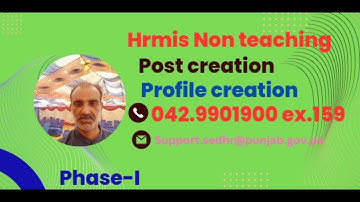 Hrmis update for Non Teaching Staff