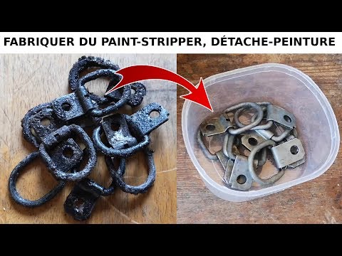 How to remove paint from metal parts
