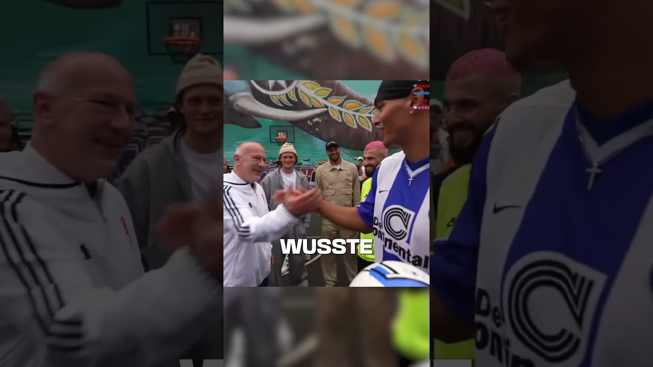 Marlon veranstaltet ein Fußballtunier in Berlin⚽