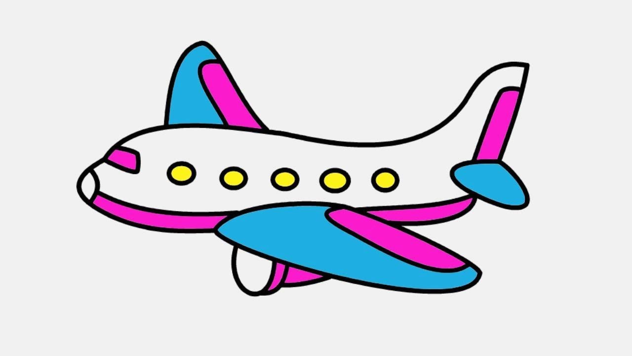 how to draw a simple small airplane