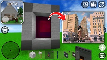 How to Make Portal to CITY in MINI BLOCK CRAFT 3D