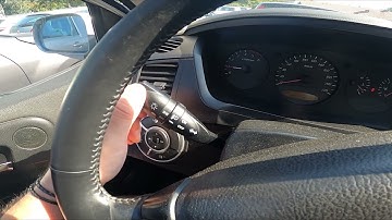 How to Enable or Disable Position Lights in SsangYong Kyron ( 2005 – 2014 )