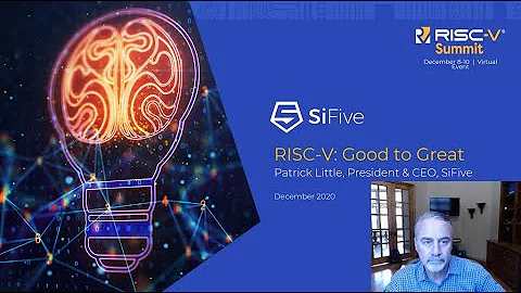 SiFive CEO Patrick Little speaks at the RISC-V Sum...