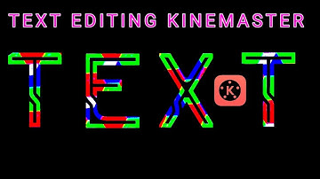 How to make kinemaster text colour editing |  kinemaster editing tutorial