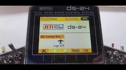 Jeti - Cortex Pro with single receiver, serial connection