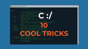 10 cool command prompt tricks you should know.