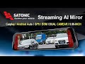 The Ultimate Tesla Smart Mirror Upgrade! 🚀 SATONIC 9.66” AI Streaming Mirror w/ 4K &amp; 5G WiFi!