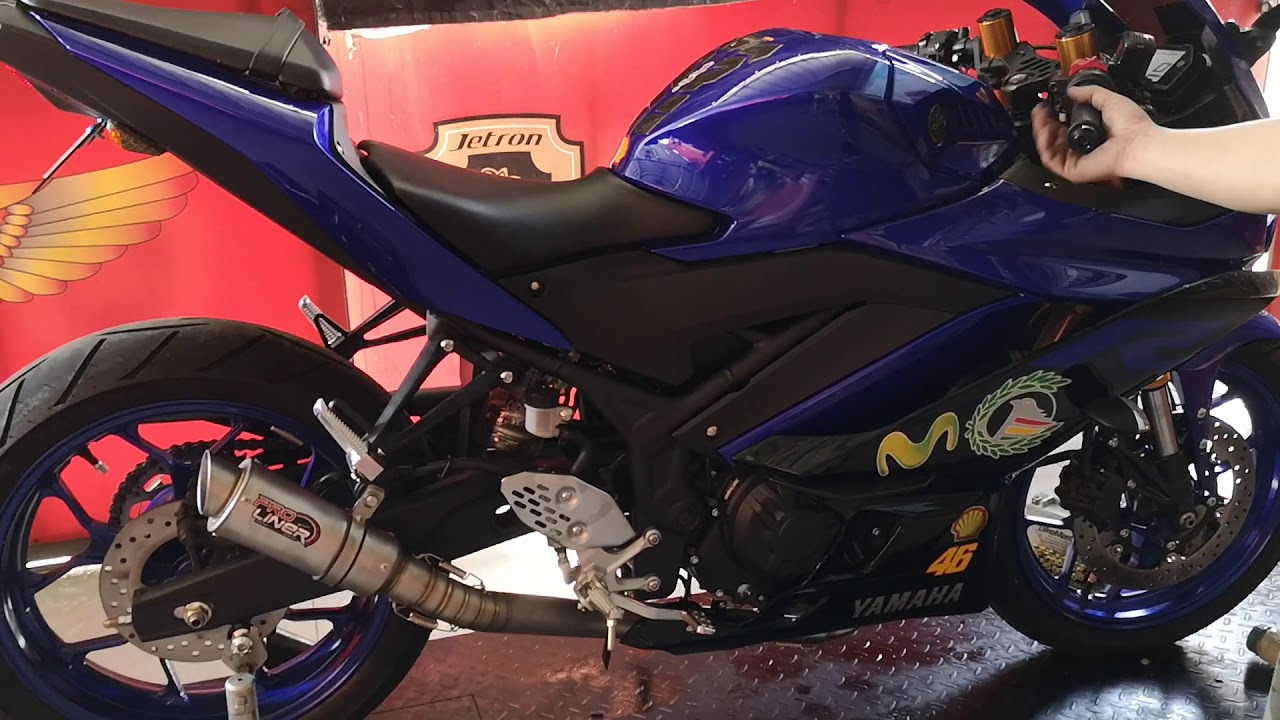 Proliner full system for Yamaha R25 - YouTube