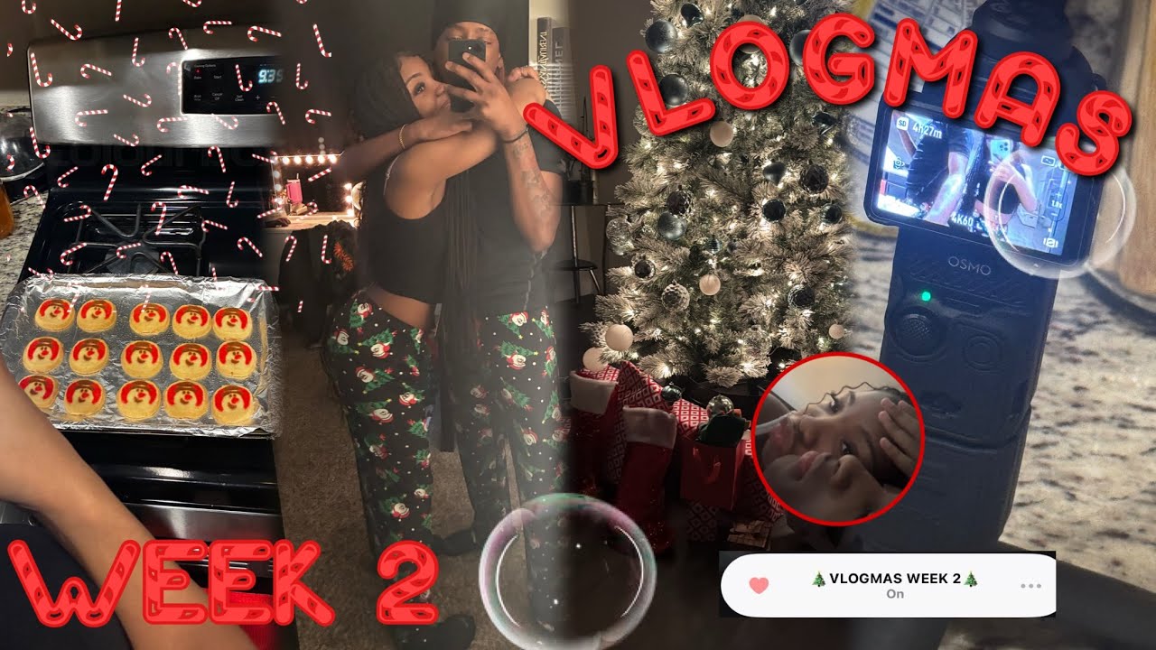 VLOGMAS WEEK 2🎄| MEET MY BOO👀? matching pjs, cooking, gift haul, etc 