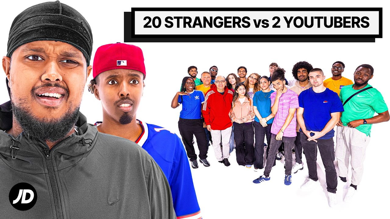 20 STRANGERS VS 2 YOUTUBERS FT CHUNKZ AJ SHABEEL DARKEST