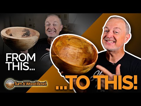 Woodturning Bowl – Twice As Nice Video by Kent Weakley