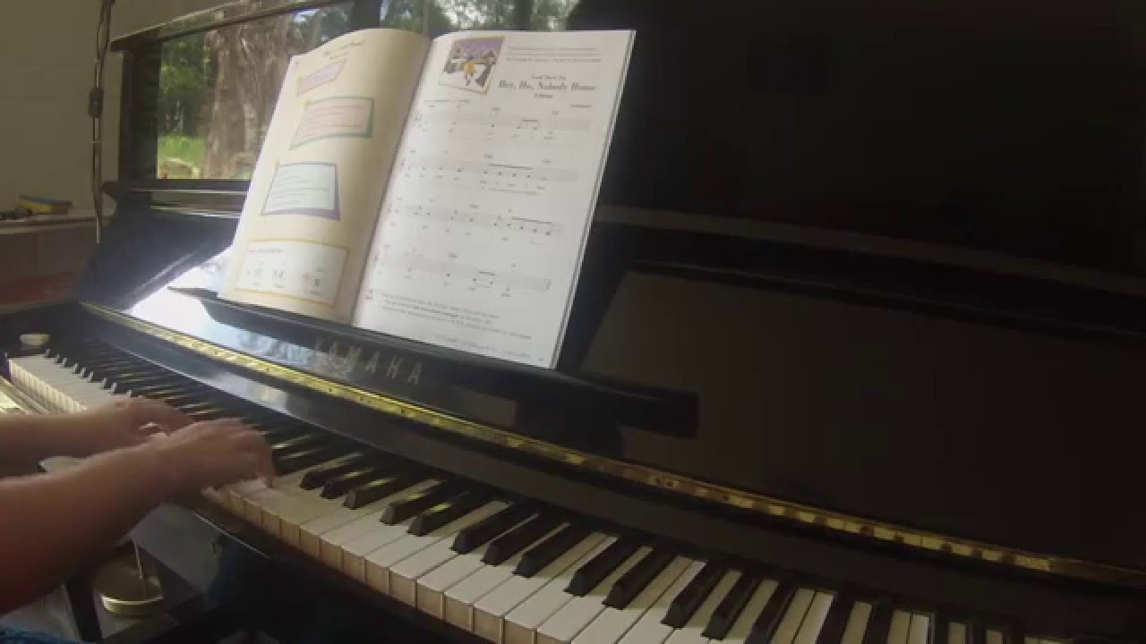 Hey, Ho, Nobody Home Piano Adventures lesson book 2B - YouTube