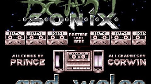 Beast Sonix by Scoopex (1990) / Amiga Musicdisk