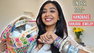 Janpath Market Shopping Haul | Banjara Jewelry | Bangles, Necklace, Bags & More..