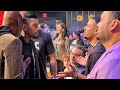 Arnold Barboza CONFRONTS Rolly Romero! Verbal exchange OCCURS after fight!