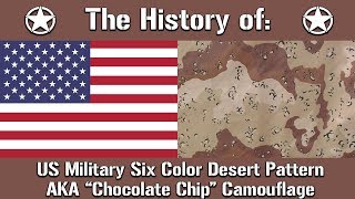 The History of: US Six Color Desert Pattern AKA Chocolate Chip Camouflage | Uniform History