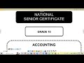 GRADE 10 ACCOUNTING DEBTORS RECONCILIATION JUNE 2022