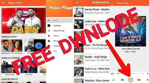 Online and Offline Music Player App aia file for Kodular 2021 New free aia file Sheaim2.1