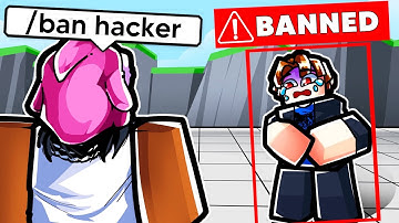 I Banned the DUMBEST HACKER in The Strongest Battlegrounds!