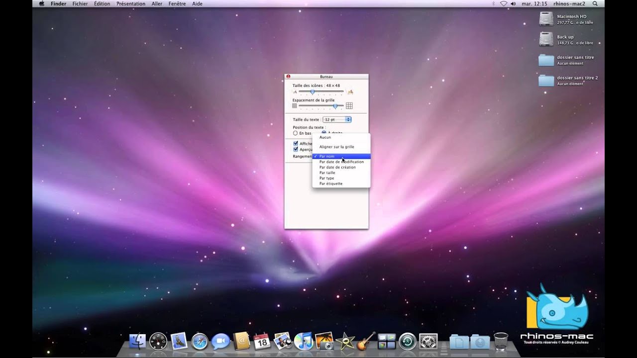 04 • Le bureau • Mac OS X Leopard (tutoriel vidéo) - YouTube