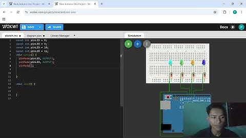 DASAR PEMROGRAMAN PRAKTIKUM 7 (ANIMASI LED)