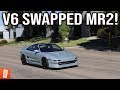 Driving the V6 Swapped Toyota MR2 for the FIRST TIME! (Lotus Evora Engine)