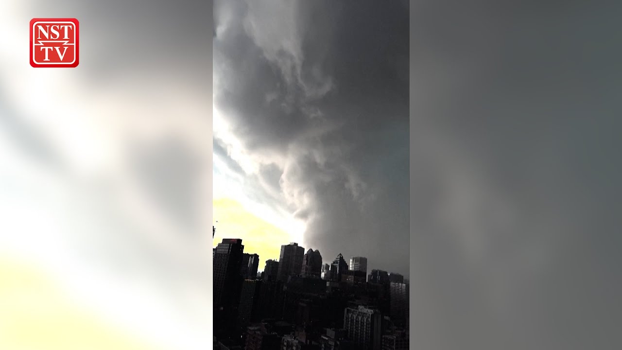 Tornadoes touched down in Montreal and Ottawa - YouTube