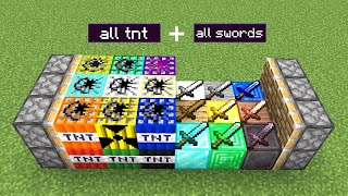 all tnt + all swords = ???