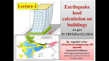 Seismic Analysis of Structure || Static Equivalent Method ||2|| IS 1893 Part 1 2016| Earthquake