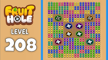 Fruit Hole level 208 solution 