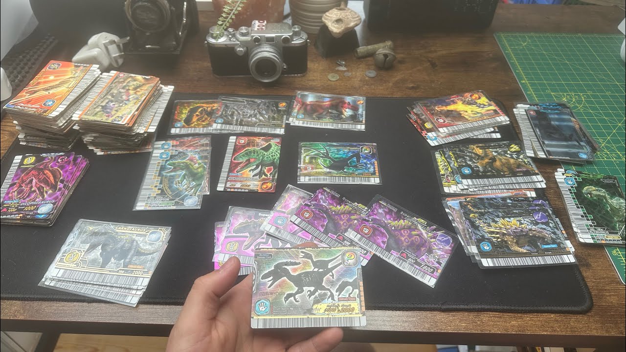 HUGE Dinosaur King English Arcade Card bundle unboxing!