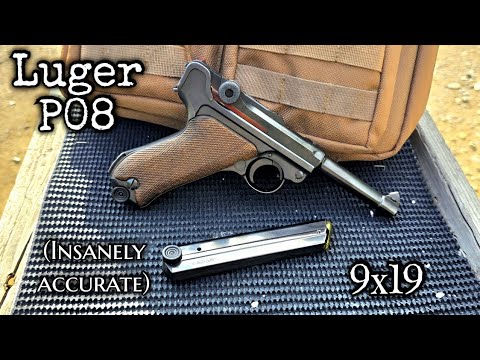 German 9mm Luger P08 Review & Shoot 9x19 - YouTube