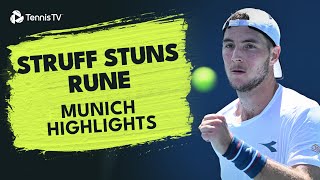 Jan-Lennard Struff vs Holger Rune Highlights | Munich 2024