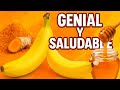 ¡Este Jugo de Cúrcuma, Plátano y Miel es una BOMBA de Salud!