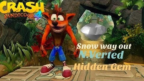 Crash Bandicoot 4 snow way out N.Verted Hidden Gem