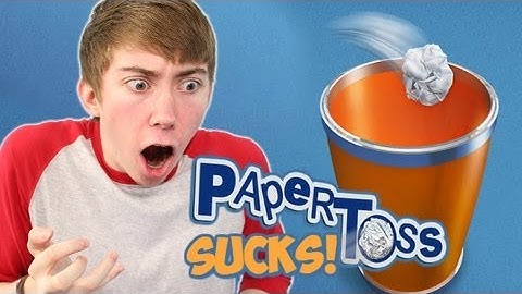 PAPER TOSS (iPhone Gameplay Video)