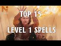 Top 15 dd 5e 1st level spells  nerd immersion