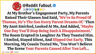 At My Brother’s Engagement Party, My Parents Raised Their Glasses And...