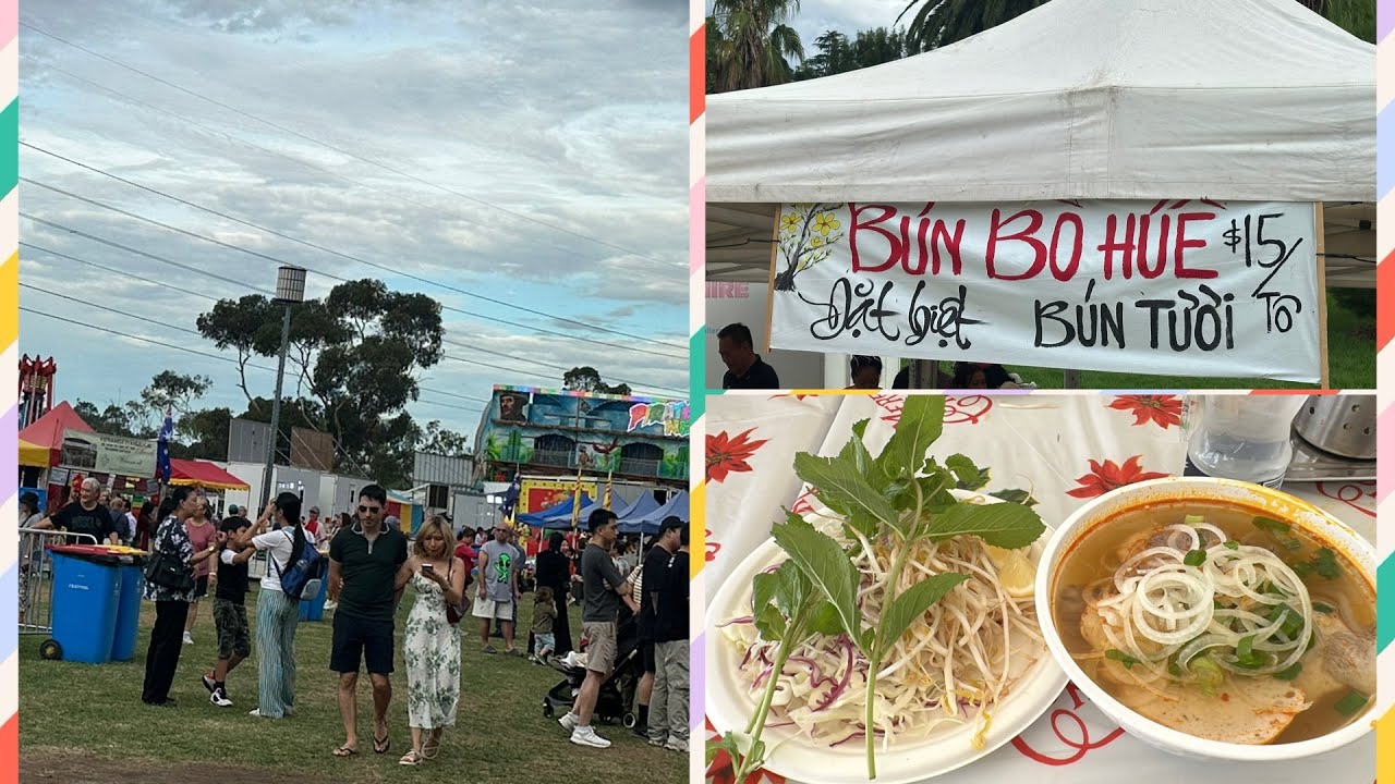 LAN AUSTRALIA VLOGS is live - Hội chợ tết ở của cộng đồng tổ chức tại Footscray Park -Cuộc Sống Ở Úc