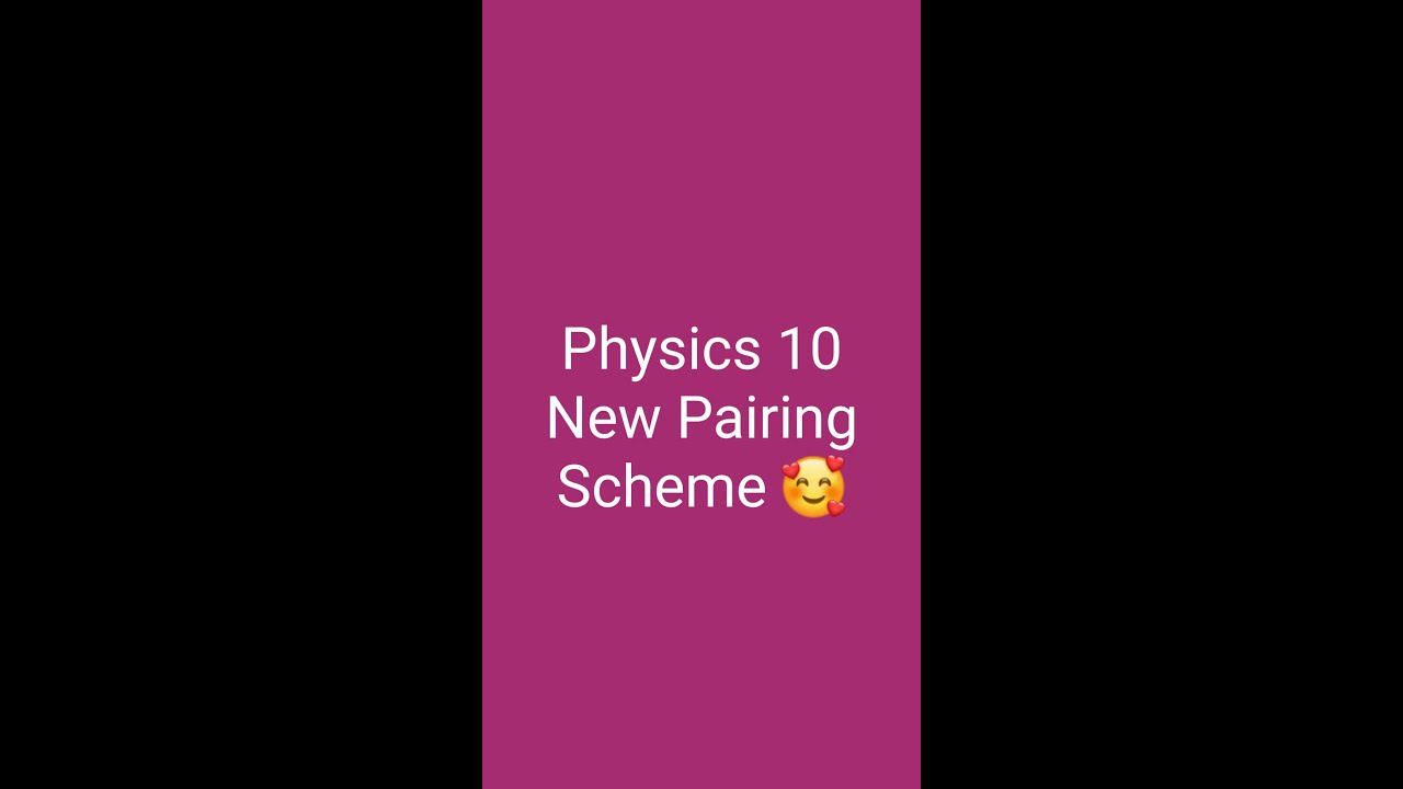 Physics New Pairing Scheme | 10th Class Pairing Scheme | New Scheme for all Punjab Board | Ed Antics