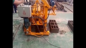 qt40-3a  movable concrete hollow block machine with cheap price