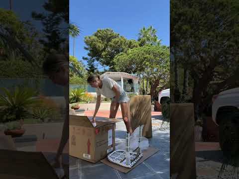 French Bistro Chairs Patio Transformation - summer backyard inspiration - european summer by dana
