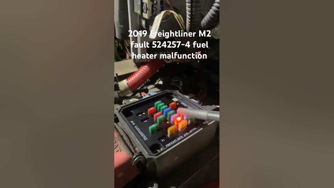 Freightliner M2 2019 Fault 5242574 Davco Diésel Heater Malfunction