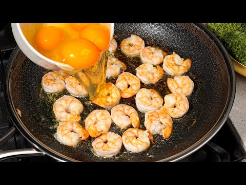 The most impressive Dish  with Eggs and Shrimps